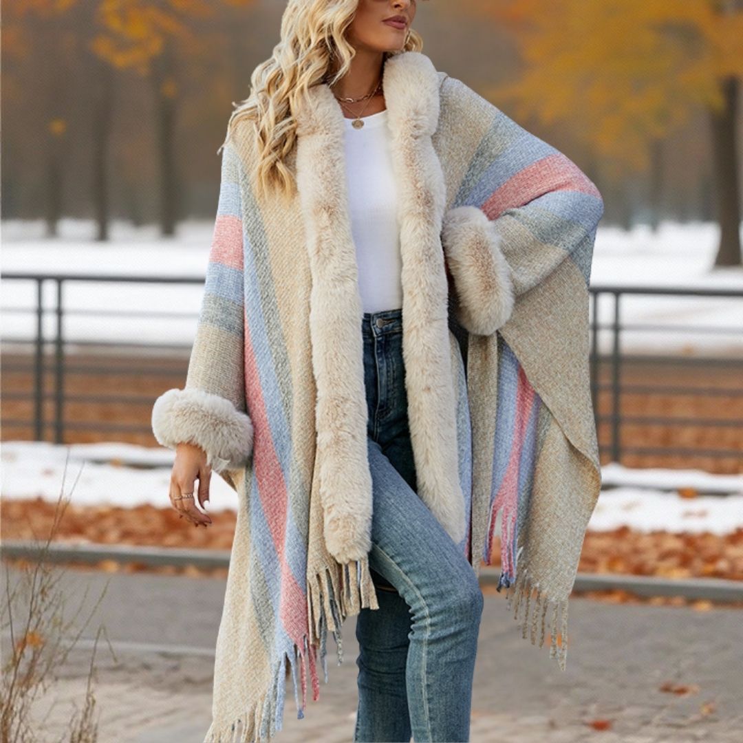 Veste Poncho Elégante Pour Femme