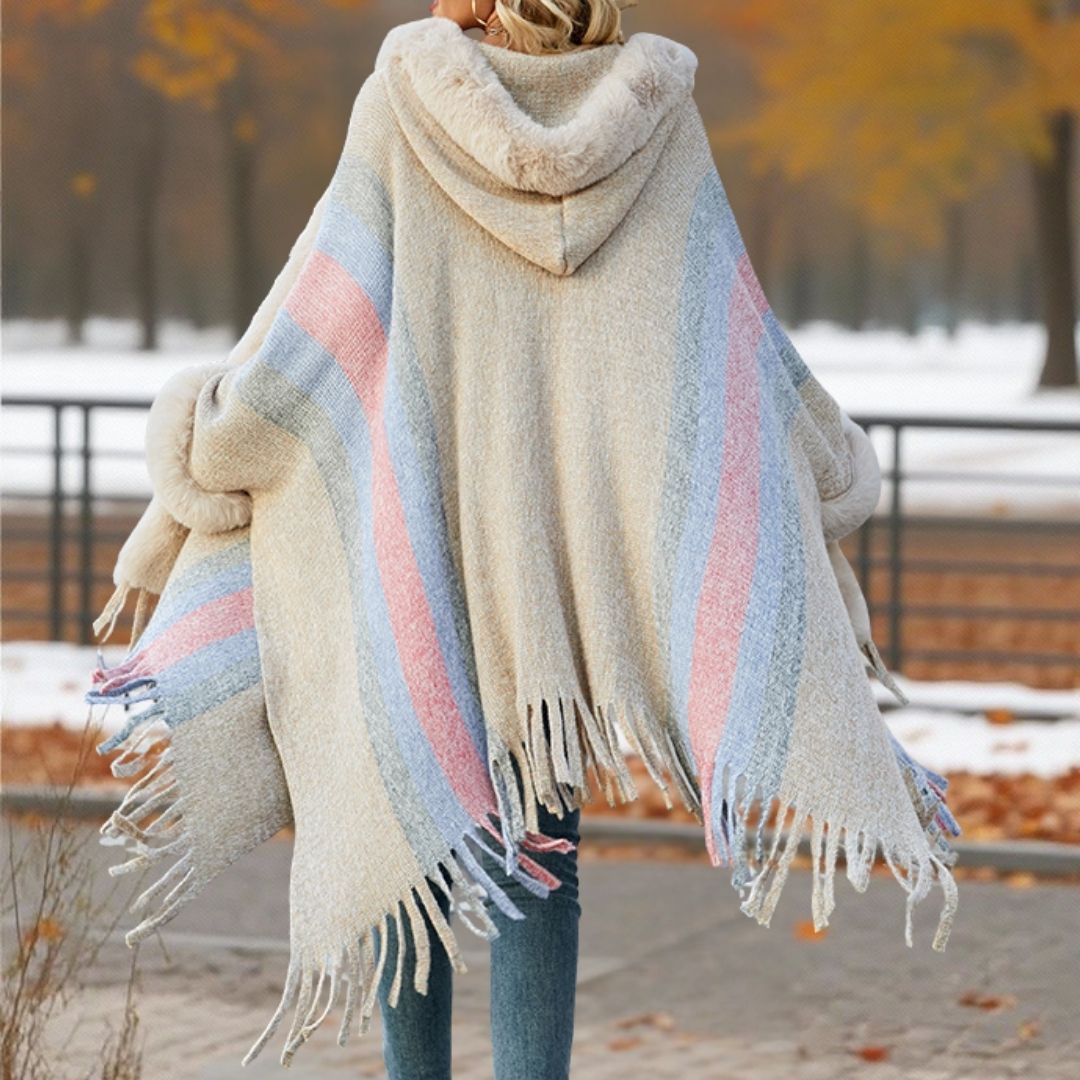 Veste Poncho Elégante Pour Femme